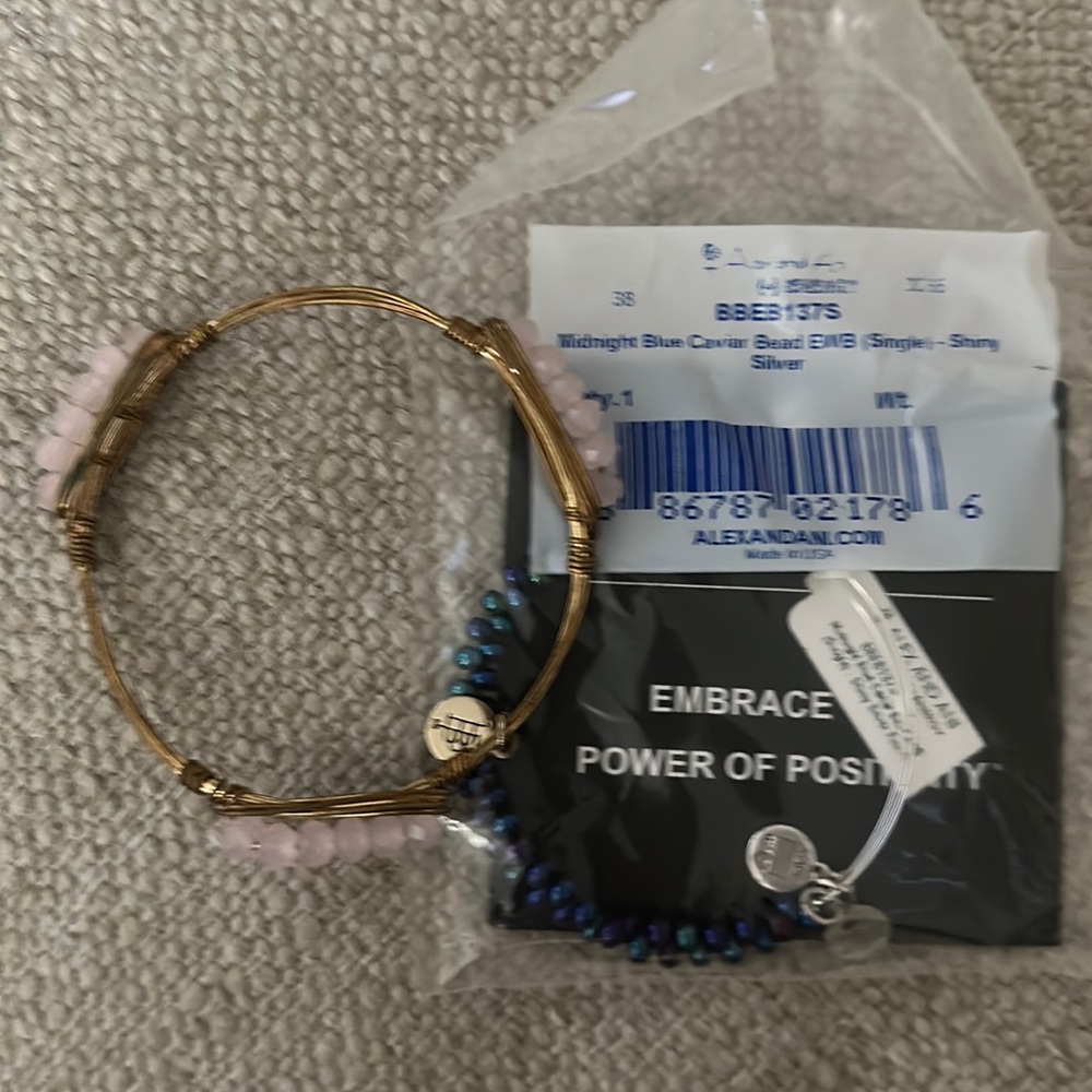 2 never worn Alex and Ani bracelets